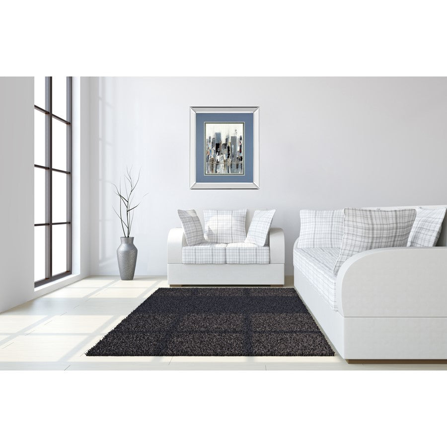 Classy Living Urban Reflection 34x40in Wall Art | Contemporary Mirrored Frame | Living Room & Office Decor | 34 x 40 x 3 in | Model DM5591MF