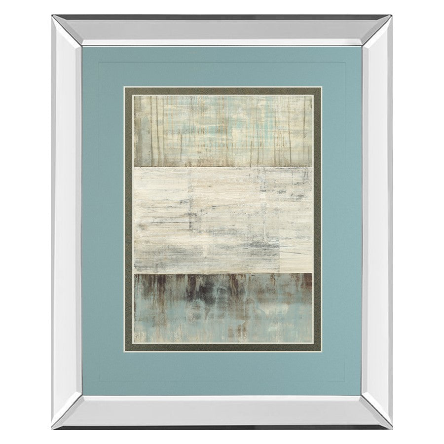 Classy Living Misty Layers Wall Art 34x40in | Transitional Mirrored Frame | Living Room, Bedroom & Office Decor | 3 x 34 x 40 in | Model DM5599MF