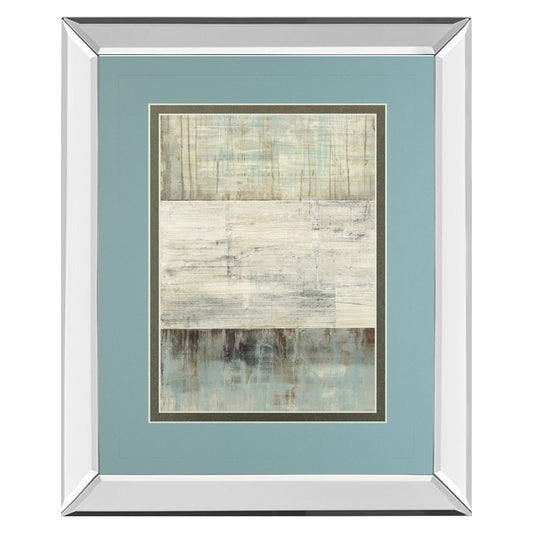Classy Living Misty Layers Wall Art 34x40in | Transitional Mirrored Frame | Living Room, Bedroom & Office Decor | 3 x 34 x 40 in | Model DM5599MF