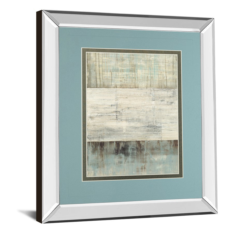 Classy Living Misty Layers Wall Art 34x40in | Transitional Mirrored Frame | Living Room, Bedroom & Office Decor | 3 x 34 x 40 in | Model DM5599MF