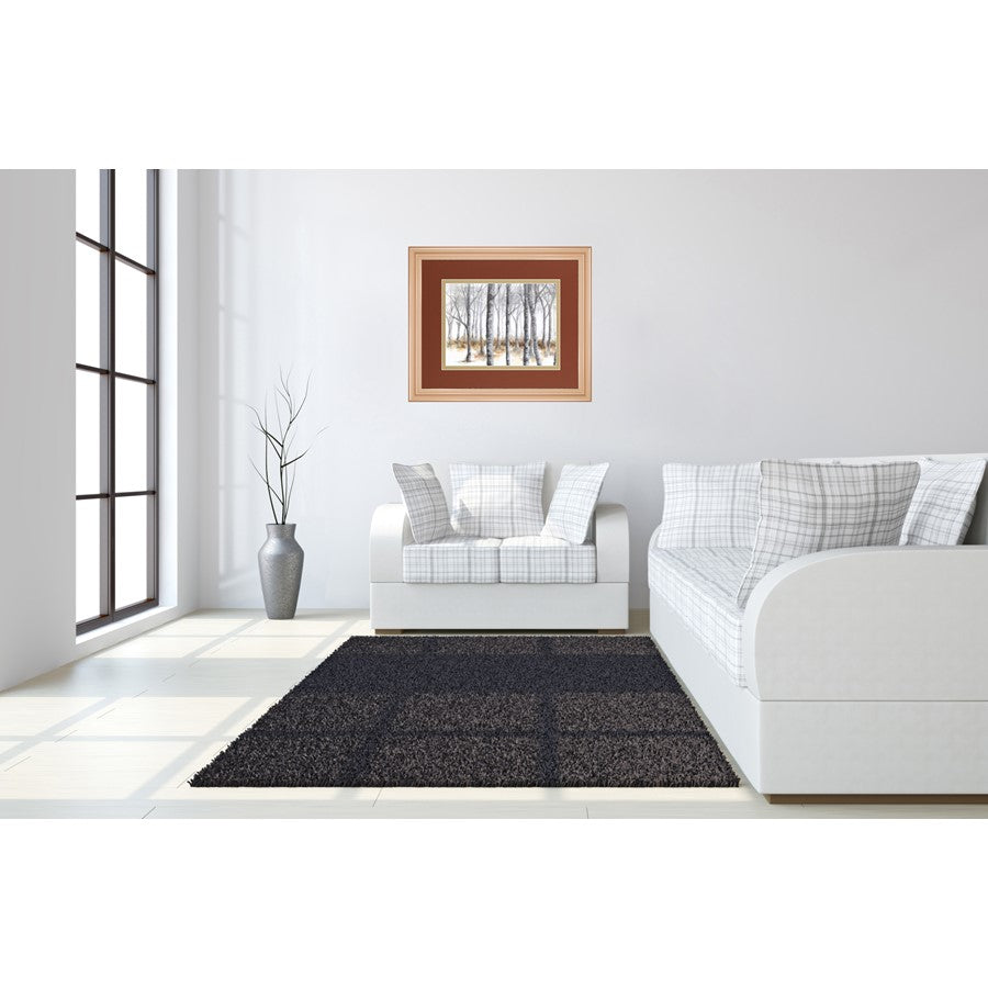 Classy Living Birch Serenity Wall Art 40x34in | Transitional Rose Gold MDF Frame with Glass | Living Room Bedroom & Office Decor | 40 x 34 | Model DM5616