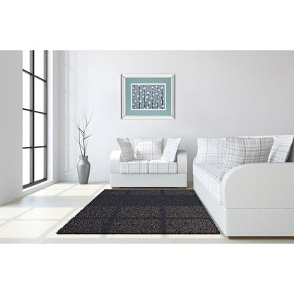 Classy Living Protected 40x34in Wall Art | Contemporary Botanical Photograph with Mirrored Frame | Living Room & Bedroom Decor | 40 x 34 | Model DM5620MF