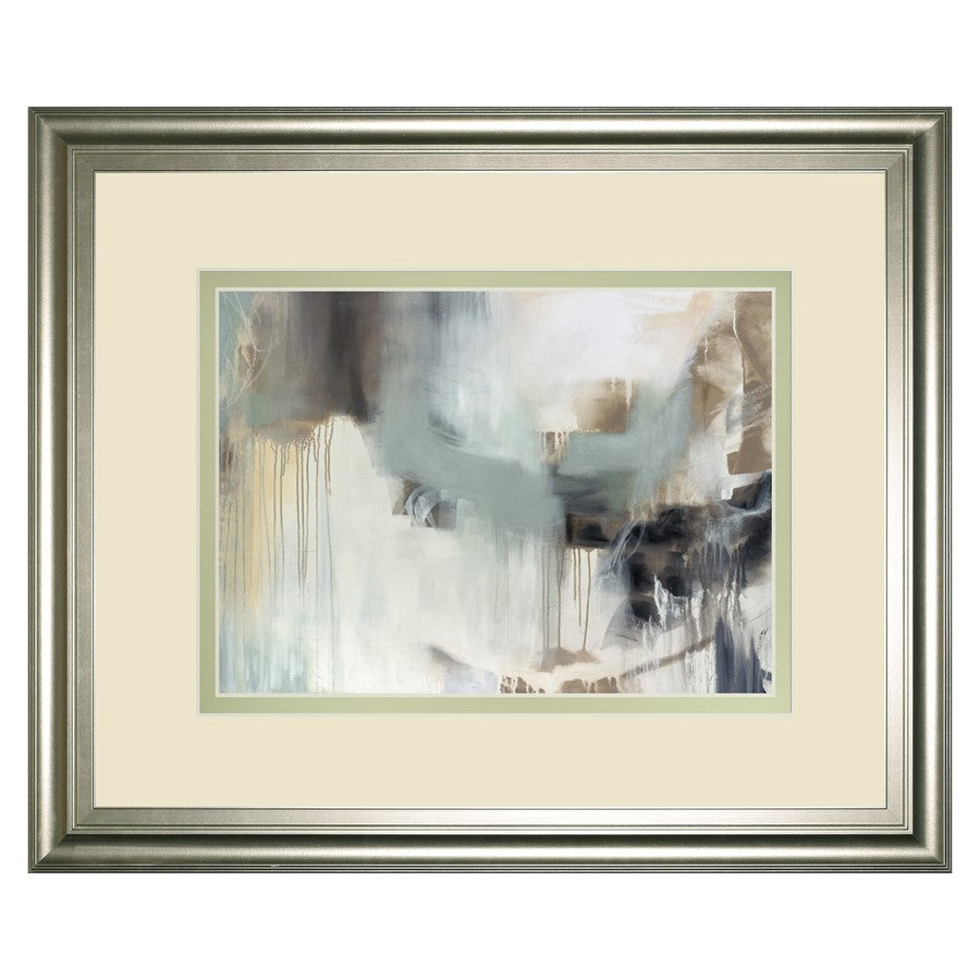 Classy Living Argentum 40x34in Wall Art | Traditional Silver Serenity MDF Frame | Living Room & Office Focal Point | 1 x 40 x 34 in | Model DM5622