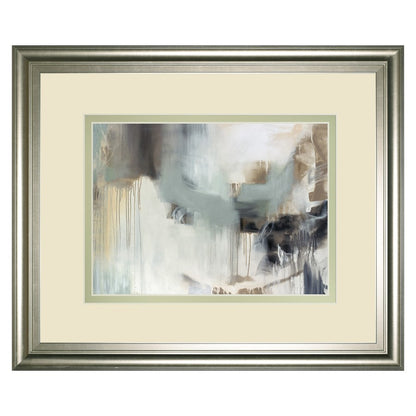 Classy Living Argentum 40x34in Wall Art | Traditional Silver Serenity MDF Frame | Living Room & Office Focal Point | 1 x 40 x 34 in | Model DM5622
