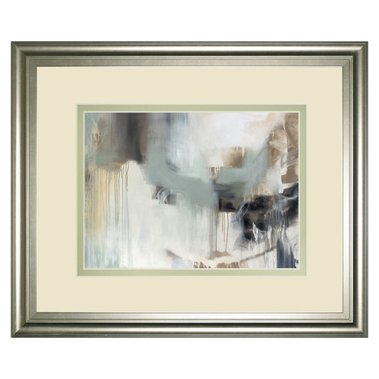 Classy Living Argentum 40x34in Wall Art | Traditional Silver Serenity MDF Frame | Living Room & Office Focal Point | 1 x 40 x 34 in | Model DM5622