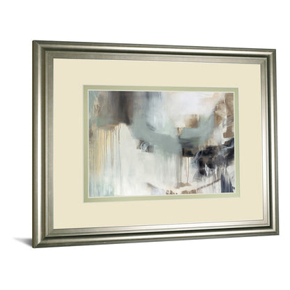 Classy Living Argentum 40x34in Wall Art | Traditional Silver Serenity MDF Frame | Living Room & Office Focal Point | 1 x 40 x 34 in | Model DM5622