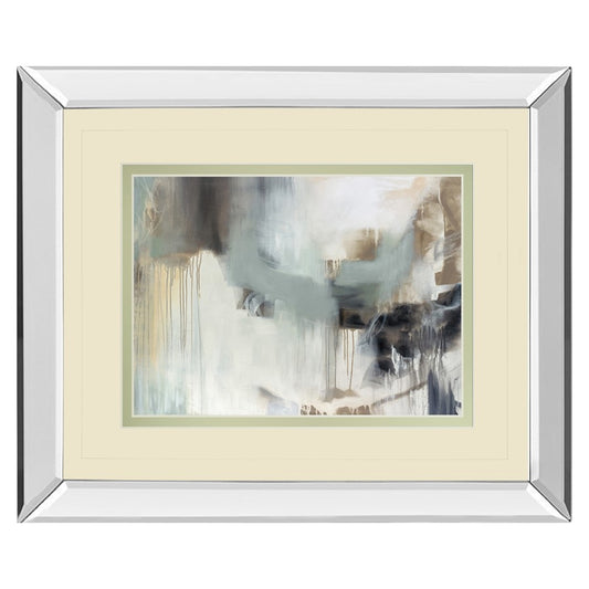 Classy Living Argentum 40x34in Wall Art | Traditional Mirrored Frame with Double Matting | Living Room & Office Decor | 40 x 34 x 3 in | Model DM5622MF