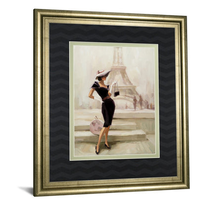 Classy Living Parisian Elegance 34x40in Wall Art | Transitional Gilded Radiance MDF Frame | Living Room & Bedroom Decor | 34 x 40 x 1 in | Model DM5628
