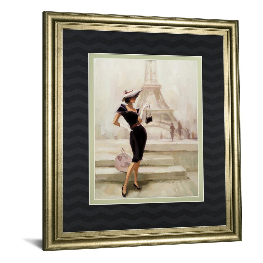 Classy Living Parisian Elegance 34x40in Wall Art | Transitional Gilded Radiance MDF Frame | Living Room & Bedroom Decor | 34 x 40 x 1 in | Model DM5628
