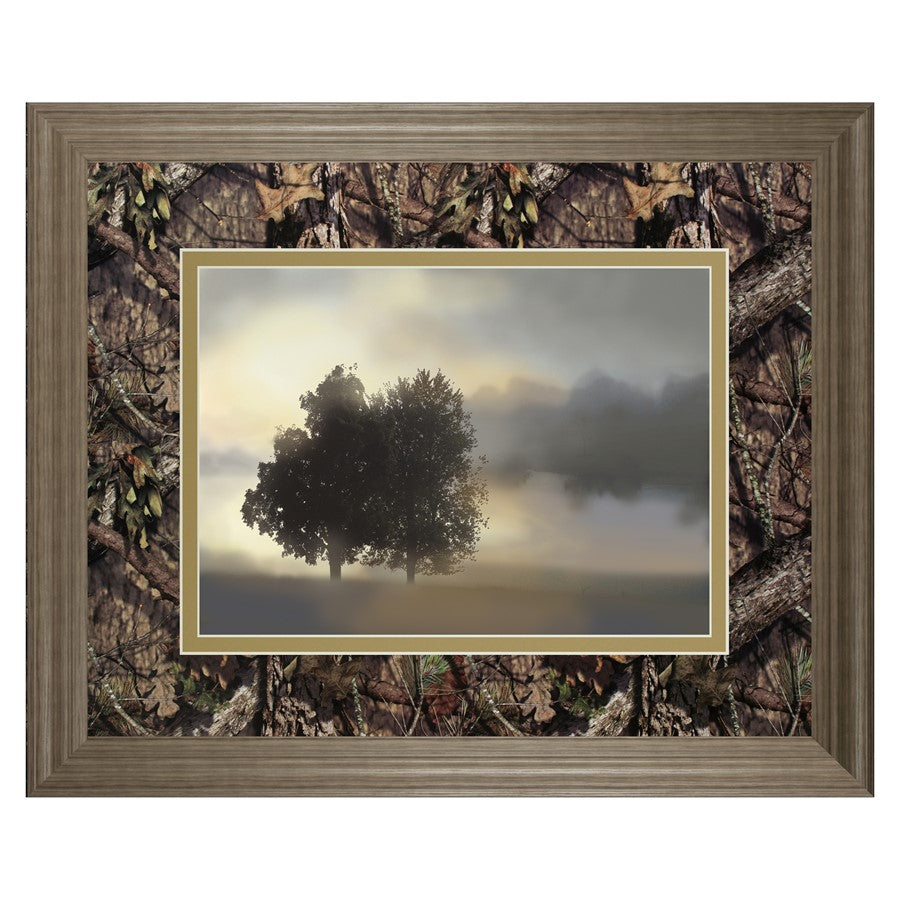 Classy Living Misty Morning 40x34in Wall Art | Transitional Framed Print in Tranquil Ash MDF Frame | Living Room, Bedroom & Office Decor | Model DM5630B