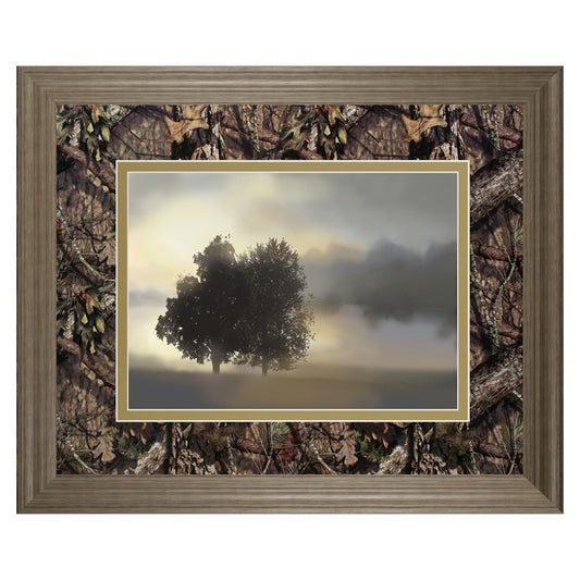Classy Living Misty Morning 40x34in Wall Art | Transitional Framed Print in Tranquil Ash MDF Frame | Living Room, Bedroom & Office Decor | Model DM5630B