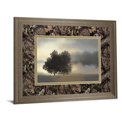 Classy Living Misty Morning 40x34in Wall Art | Transitional Framed Print in Tranquil Ash MDF Frame | Living Room, Bedroom & Office Decor | Model DM5630B