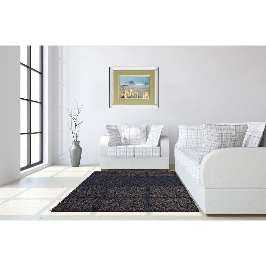 Classy Living Pompas Beach Wall Art 40x34in | Contemporary Coastal Scene Mirrored Frame | Living Room & Bedroom Wall Decor | 40 x 34 x 3 | Model DM5644MF