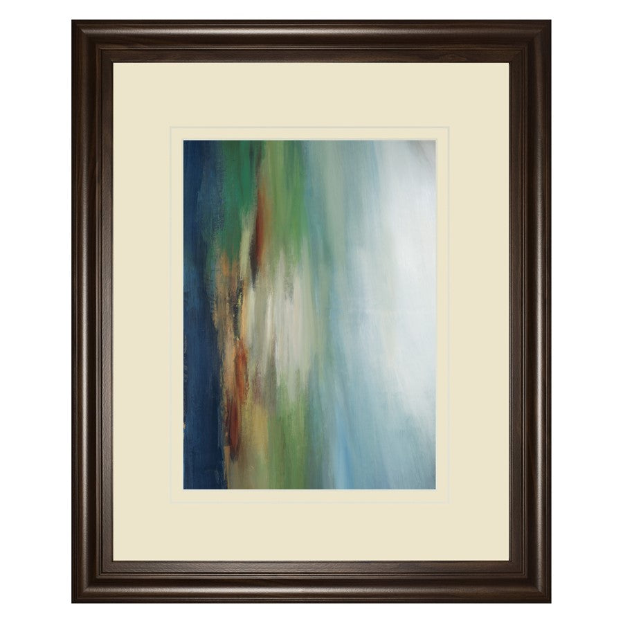 Classy Living First Light Wall Art Double Mat 34x40 | Contemporary Abstract Cinnamon Mocha MDF Frame | Living Room & Office Decor | 1 x 34 | Model DM5660