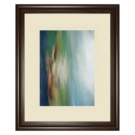 Classy Living First Light Wall Art Double Mat 34x40 | Contemporary Abstract Cinnamon Mocha MDF Frame | Living Room & Office Decor | 1 x 34 | Model DM5660