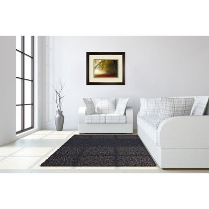 Classy Living Autumn Whisper Wall Art 40x34in | Contemporary Framed Print with Dark Chocolate MDF Frame | Living Room & Bedroom Decor | 1 x | Model DM5670