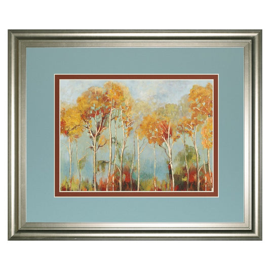 Classy Living Up Front 40x34in Wall Art | Contemporary Silver MDF Frame with Double Mat | Living Room & Bedroom Focal Point | 40 x 34 x 1 in | Model DM5684