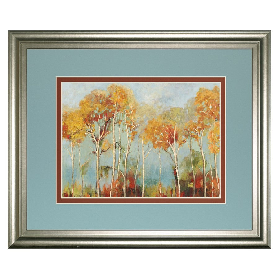 Classy Living Up Front 40x34in Wall Art | Contemporary Silver MDF Frame with Double Mat | Living Room & Bedroom Focal Point | 40 x 34 x 1 in | Model DM5684