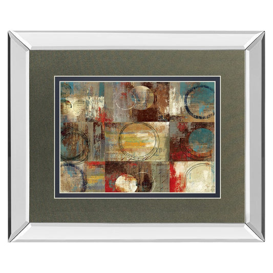 Classy Living All Around Play Wall Art 40x34in | Contemporary Abstract Multicolor on Mirrored Frame | Living Room & Office Decor | 3 x 40 | Model DM5685MF
