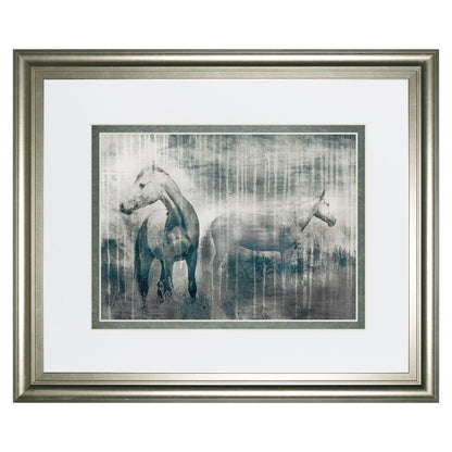 Classy Living Grey Serenade Wall Art 40x34in | Transitional Silver Serenity MDF Frame | Living Room & Bedroom Decor | 1 x 40 x 34 in | Model DM5688