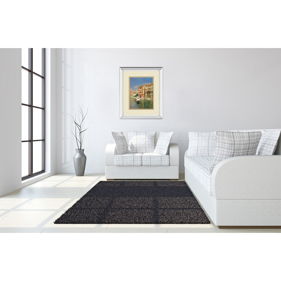 Classy Living Sunlit Grand Palazzo 34x40in Wall Art | Transitional Mirrored Frame | Living Room & Office Decor | 34 x 40 x 3 in | Model DM5690MF