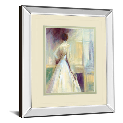 Classy Living Quiet Elegance Wall Art 34x40in | Transitional Mirrored Frame | Living Room & Bedroom Wall Decor | 40 in H | Model DM5721MF
