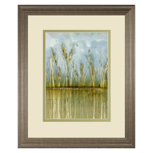 Classy Living Gentle Reflection 34x40in Wall Art | Contemporary Framed Print in Tranquil Ash MDF Frame | Living Room, Bedroom & Office | Model DM5728