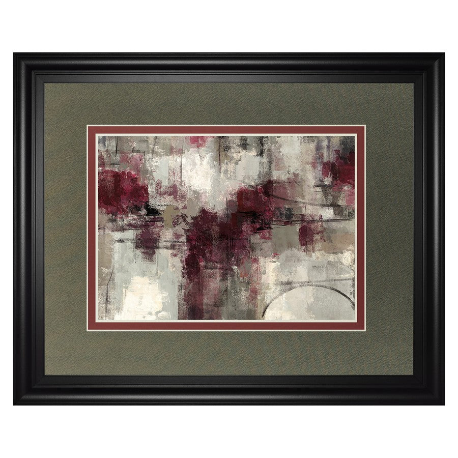 Classy Living Muted Harmony 40x34in Wall Art | Contemporary Abstract on Paper in Midnight Aura Frame | Living Room & Office Decor | 1 x 40 | Model DM5756