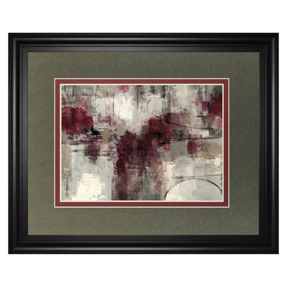 Classy Living Muted Harmony 40x34in Wall Art | Contemporary Abstract on Paper in Midnight Aura Frame | Living Room & Office Decor | 1 x 40 | Model DM5756