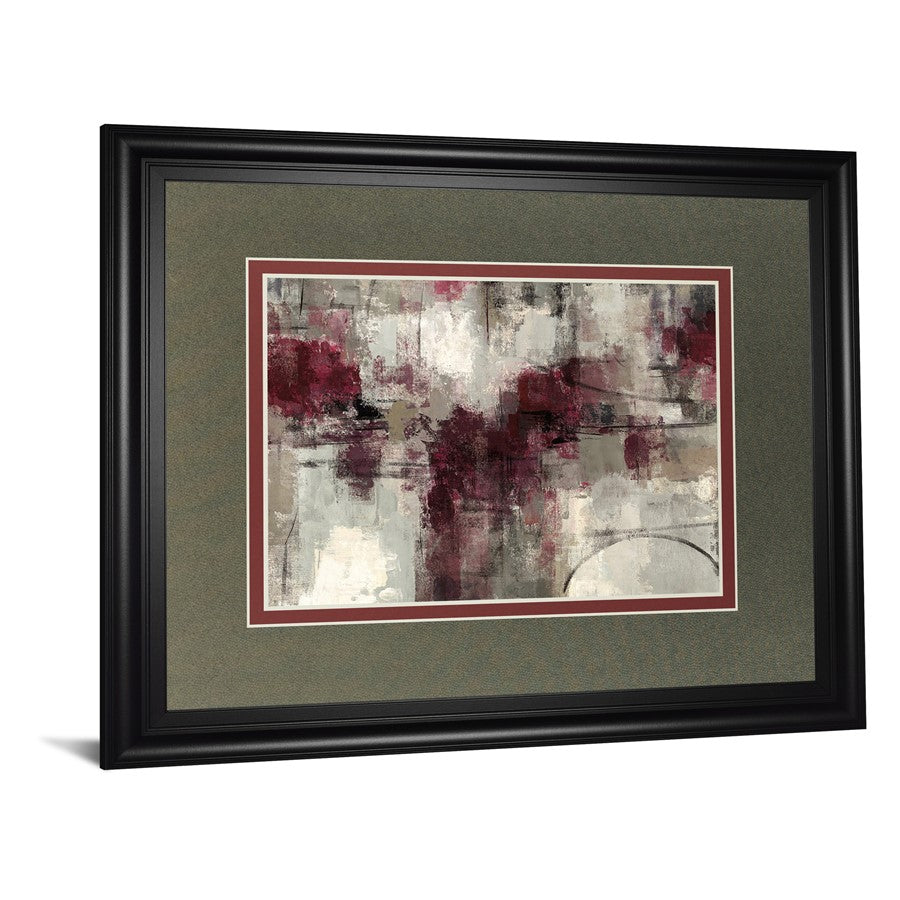 Classy Living Muted Harmony 40x34in Wall Art | Contemporary Abstract on Paper in Midnight Aura Frame | Living Room & Office Decor | 1 x 40 | Model DM5756