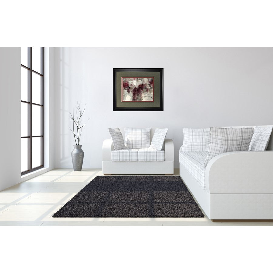 Classy Living Muted Harmony 40x34in Wall Art | Contemporary Abstract on Paper in Midnight Aura Frame | Living Room & Office Decor | 1 x 40 | Model DM5756