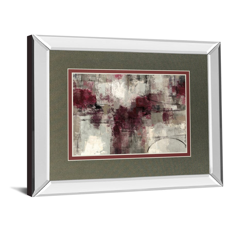 Classy Living Muted Harmony Wall Art 40x34in | Contemporary Mirrored Frame | Living Room, Office & Bedroom Decor | 34 in H | Model DM5756MF