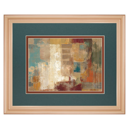Classy Living Elegant Harmony 40x34in Wall Art | Contemporary Abstract Rose Gold Frame | Living Room & Office Decor | 1 x 40 x 34 in | Model DM5759