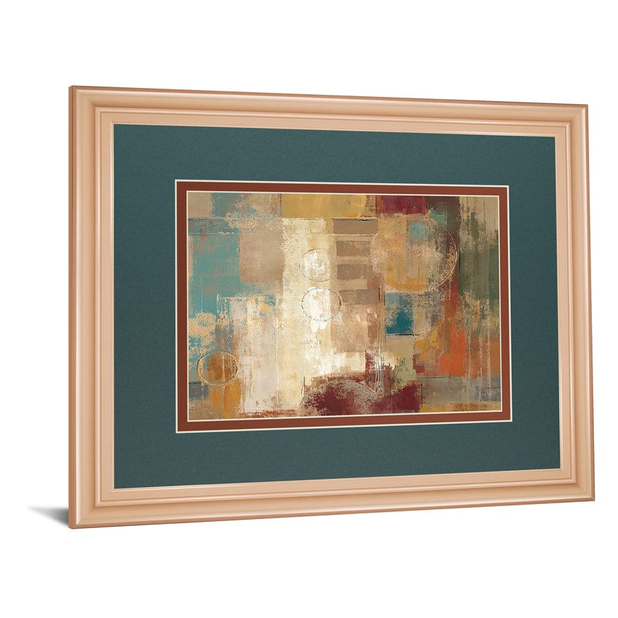 Classy Living Elegant Harmony 40x34in Wall Art | Contemporary Abstract Rose Gold Frame | Living Room & Office Decor | 1 x 40 x 34 in | Model DM5759