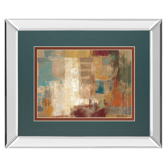 Classy Living Elegant Harmony Wall Art 40x34in | Contemporary Mirrored Frame Abstract Art | Living Room & Office Decor | 3 x 40 x 34 in | Model DM5759MF
