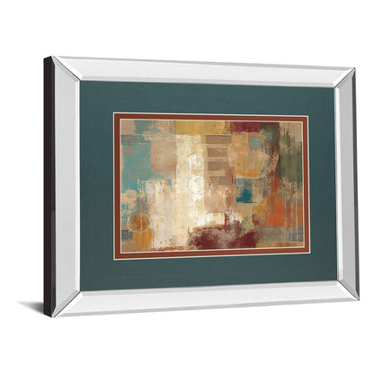 Classy Living Elegant Harmony Wall Art 40x34in | Contemporary Mirrored Frame Abstract Art | Living Room & Office Decor | 3 x 40 x 34 in | Model DM5759MF