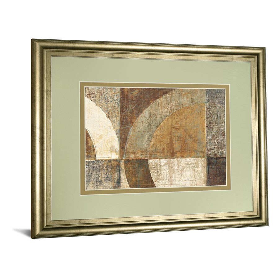Classy Living Abstract Arches Wall Art 40x34in | Contemporary Gilded Radiance Frame | Living Room & Office Decor | 40 x 34 x 1 in | Model DM5765