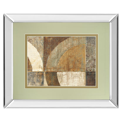 Classy Living Abstract Arches 40x34in Wall Art | Contemporary Mirrored Frame | Living Room & Office Decor | 40 x 34 x 3 in | Model DM5765MF
