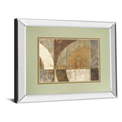 Classy Living Abstract Arches 40x34in Wall Art | Contemporary Mirrored Frame | Living Room & Office Decor | 40 x 34 x 3 in | Model DM5765MF