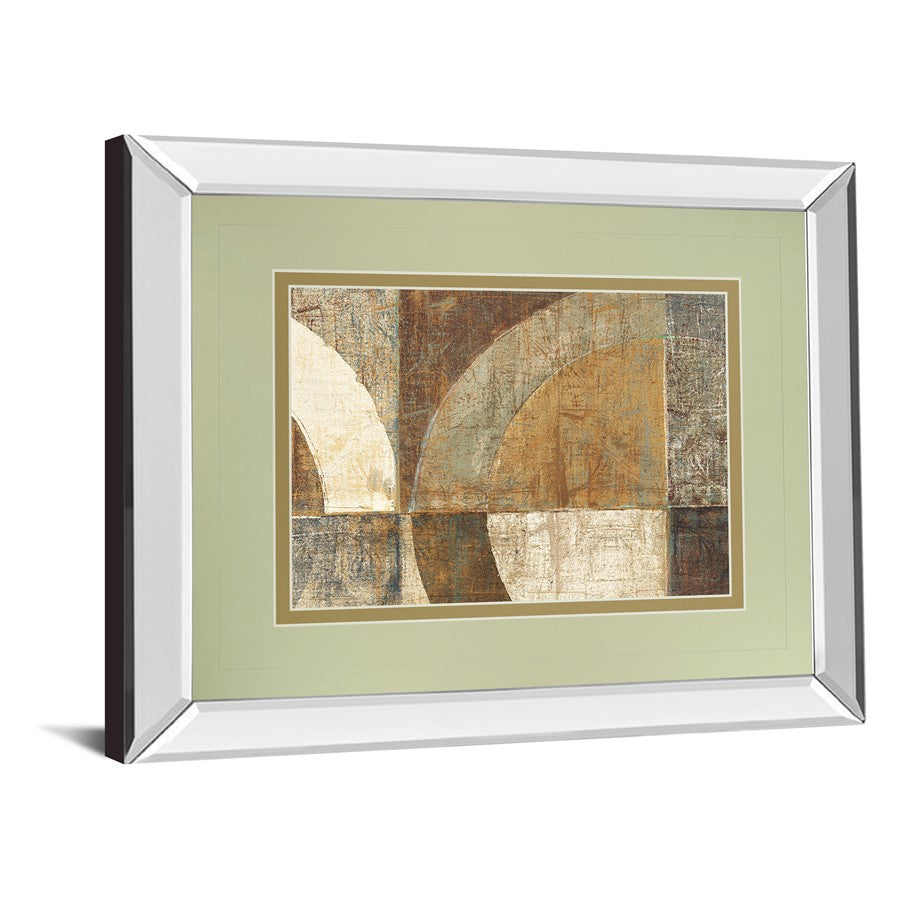 Classy Living Abstract Arches 40x34in Wall Art | Contemporary Mirrored Frame | Living Room & Office Decor | 40 x 34 x 3 in | Model DM5765MF