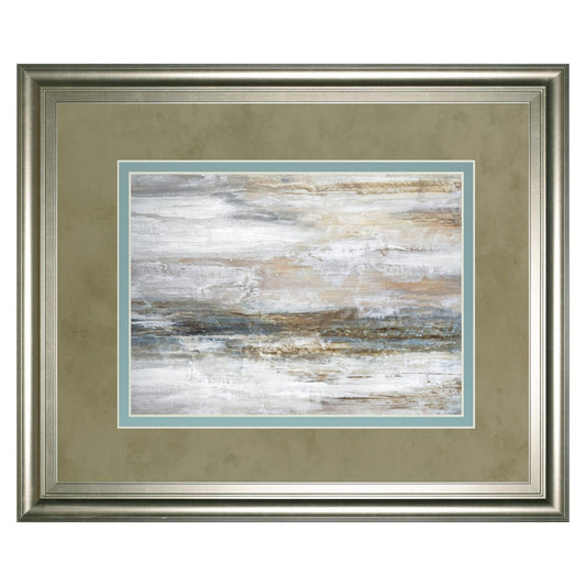 Classy Living Kaleidoscope 40x34in Wall Art | Contemporary Abstract Silver Serenity MDF Frame | Living Room & Office Decor | 1 x 40 x 34 in | Model DM5774