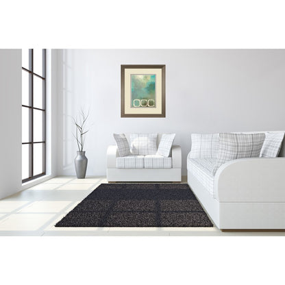 Classy Living Tranquil Circles 34x40in Wall Art | Contemporary Abstract Graphic on Paper in Tranquil Ash MDF Frame | Living Room & Office | Model DM5797