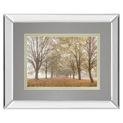 Classy Living Autumn Pathway Wall Art 40x34in | Country/Farmhouse Mirrored Frame | Living Room & Hallway Decor | 40 x 34 x 3 in | Model DM5818MF