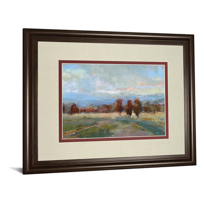 Classy Living Iceland Serenity 40x34in Wall Art | Contemporary Cinnamon Mocha MDF Frame with Real Glass | Living Room & Office Decor | 1 x | Model DM5820