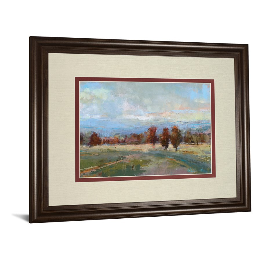 Classy Living Iceland Serenity 40x34in Wall Art | Contemporary Cinnamon Mocha MDF Frame with Real Glass | Living Room & Office Decor | 1 x | Model DM5820