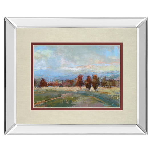 Classy Living Iceland Serenity 40x34in Wall Art | Contemporary Mirrored Frame | Living Room & Office Decor | 40 x 34 x 3 in | Model DM5820MF