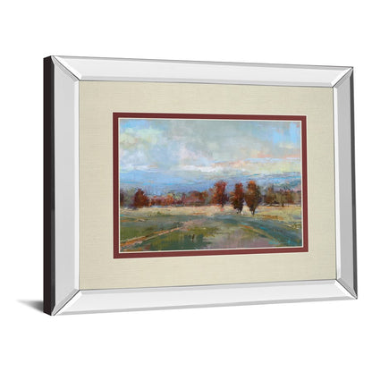 Classy Living Iceland Serenity 40x34in Wall Art | Contemporary Mirrored Frame | Living Room & Office Decor | 40 x 34 x 3 in | Model DM5820MF