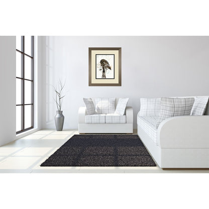 Classy Living Rustic Windmill Wall Art 34x40in | Transitional Tranquil Ash MDF Frame | Living Room & Office Decor | 34 x 40 x 1 in | Model DM5838