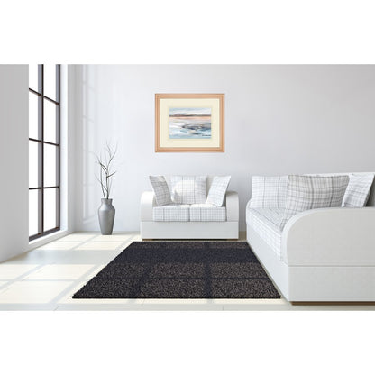 Classy Living Beyond The Sea Wall Art 40x34in | Contemporary Coastal Rose Gold MDF Frame | Living Room, Bedroom & Office Decor | 1 x 40 x | Model DM5843