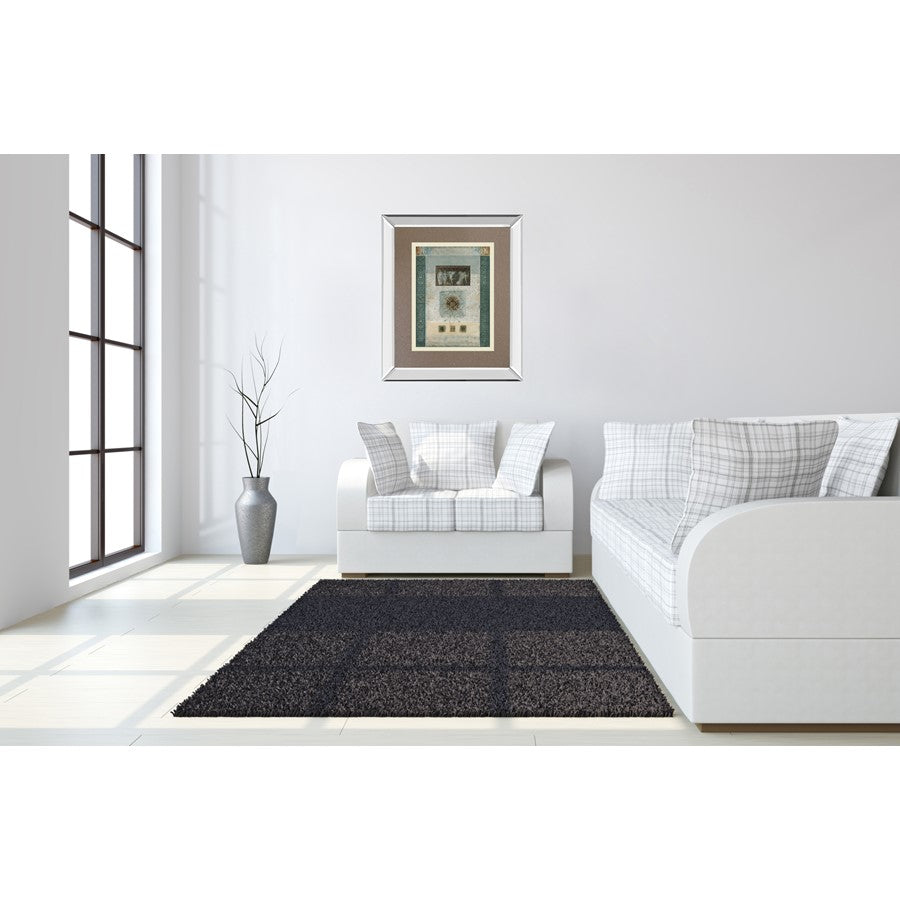 Classy Living Romanesque Elegance 34x40in Rectangular Wall Art | Mirrored Frame with Double Matting | Living Room & Office Focal Point | Model DM5889MF